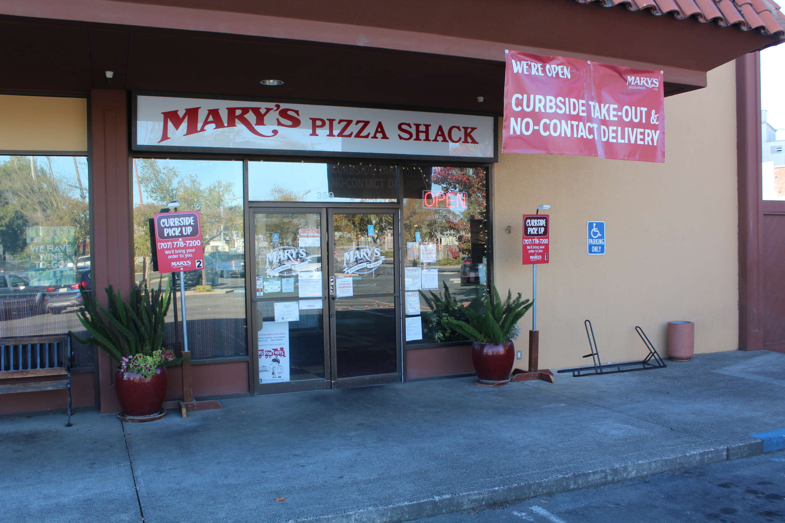 Petaluma West | Dine In, Pick Up, Delivery | Mary's Pizza ...